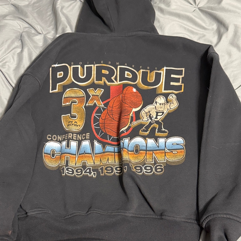Hollister Black Graphic Hoodie
